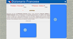 Desktop Screenshot of dizionario-francese.com